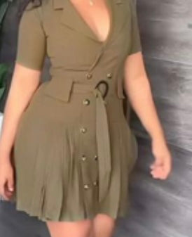 Army green dress